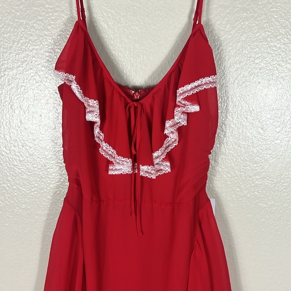 Tularosa Remley Maxi Dress in Red - Picture 8 of 10